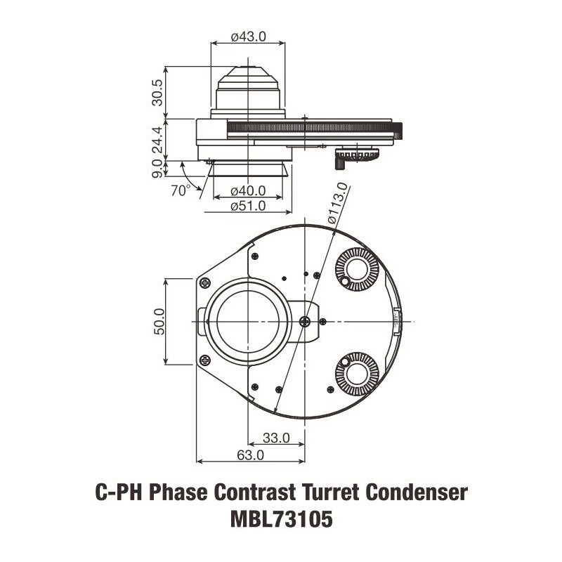 Nikon Condensator cu contrast de fază C-C