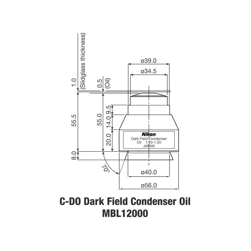 Nikon Ulei condensator Darkfield