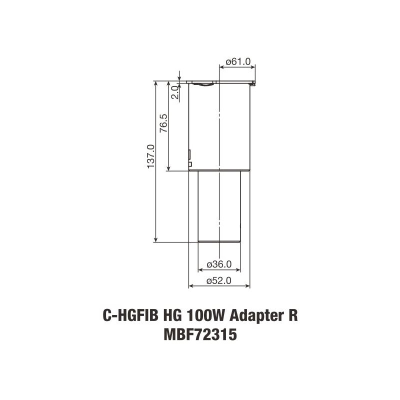Nikon C-HGFIB HG 100W ADP Light Fibre Adaptoare