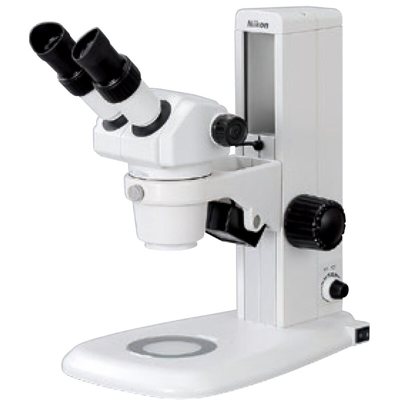 Nikon microscopul stereoscopic zoom SMZ445, bino, 0.8x-3.5x, 45°, FN21, W.D.100mm, lumină incidentă și transmisă, LED