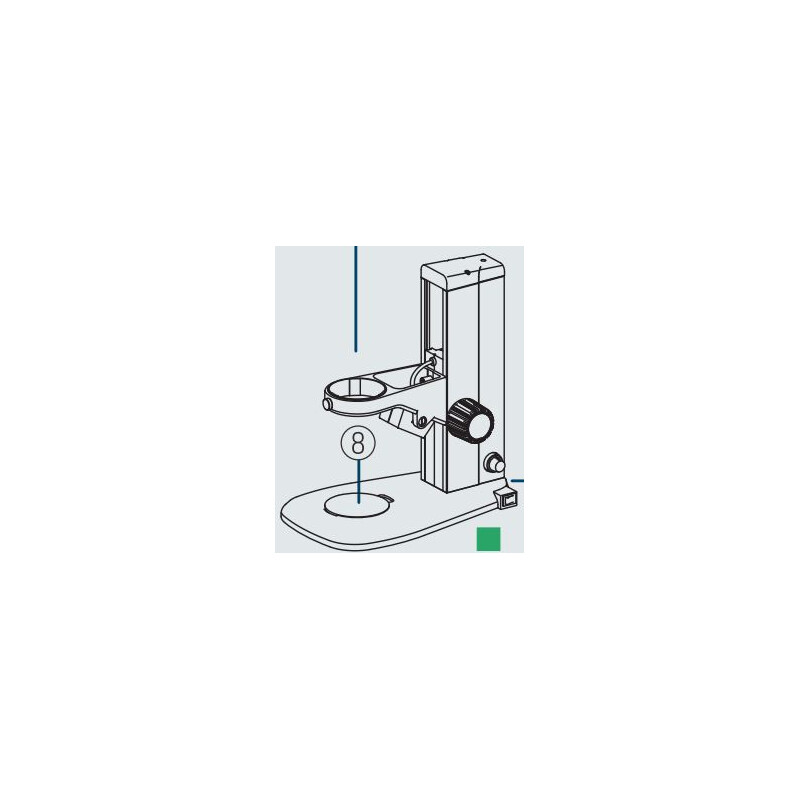 Nikon microscopul stereoscopic zoom SMZ745, bino, 0.67x-5x,45°, FN22, W.D.115mm, lumină incidentă și transmisă, LED