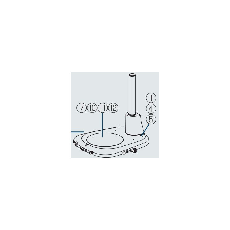 Nikon microscopul stereoscopic zoom SMZ745, bino, 0.67x-5x,45°, FN22, W.D.115mm, Lumina transmisă, LED