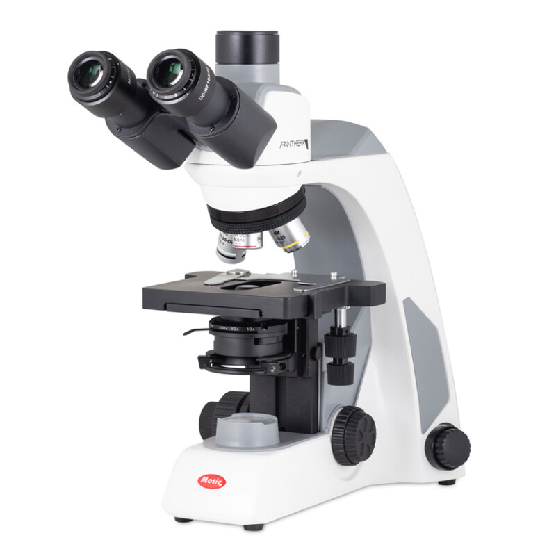 Motic Microscop Panthera E2, Trinocular, HF, INFINITY, plan achro., 40x-1000x, fix Koehl.LED
