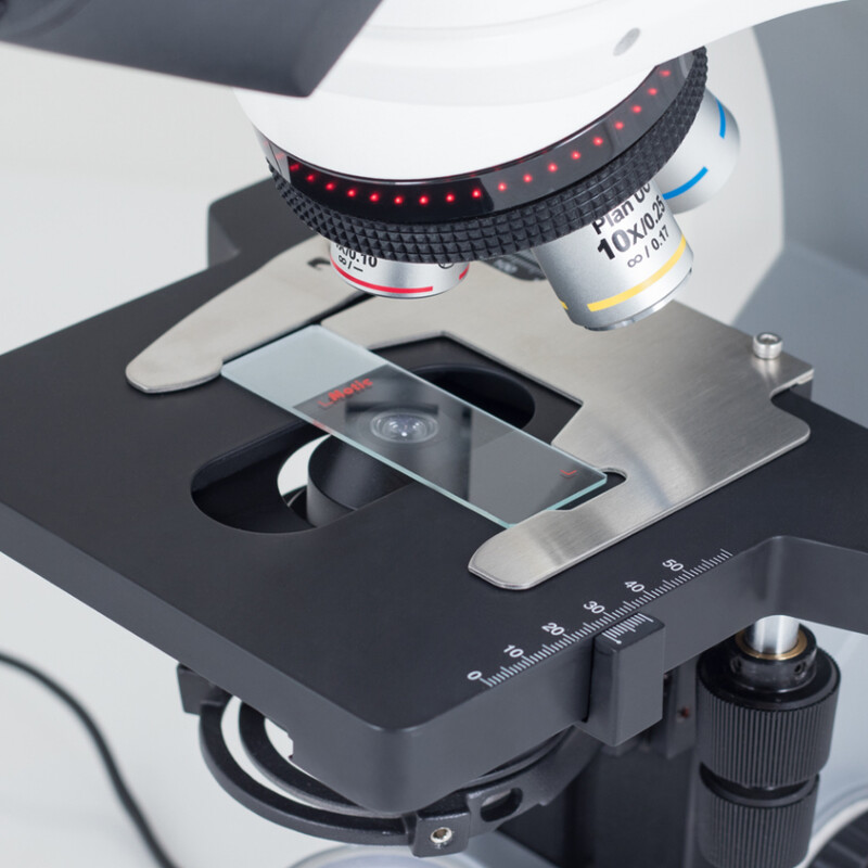 Motic Microscop Panthera E2, Trinocular, HF, INFINITY, plan achro., 40x-1000x, fix Koehl.LED