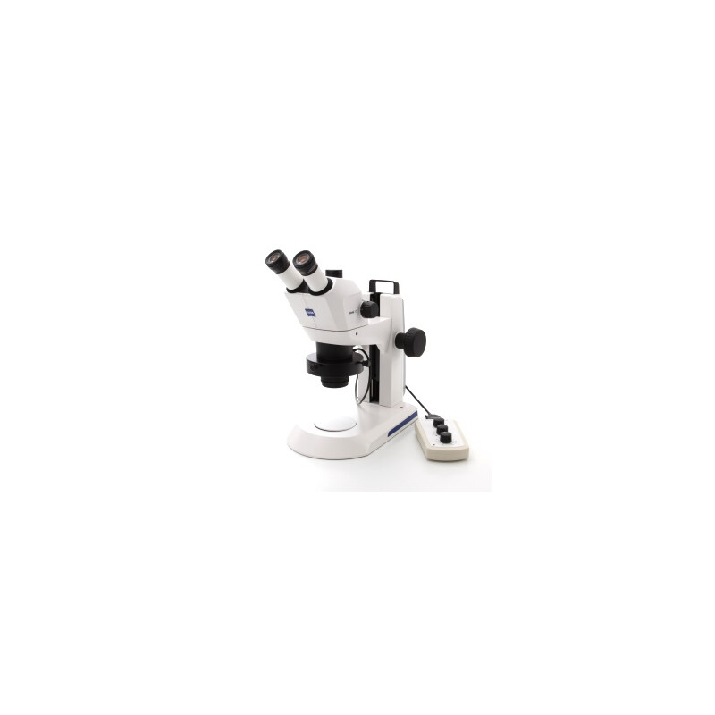 ZEISS Stemi 305; trino; Greenough; l.d.110mm; 16x/14; ZOOM 5:1; 0.8-8.0; Lentilă aditională 2.0x, Lumina circulara VisiLED