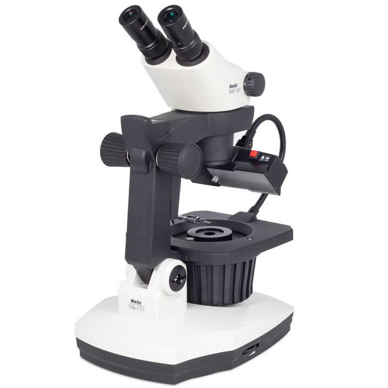 Motic microscopul stereoscopic zoom GM-161, bino, fluo,  7.5-45x, wd 110mm