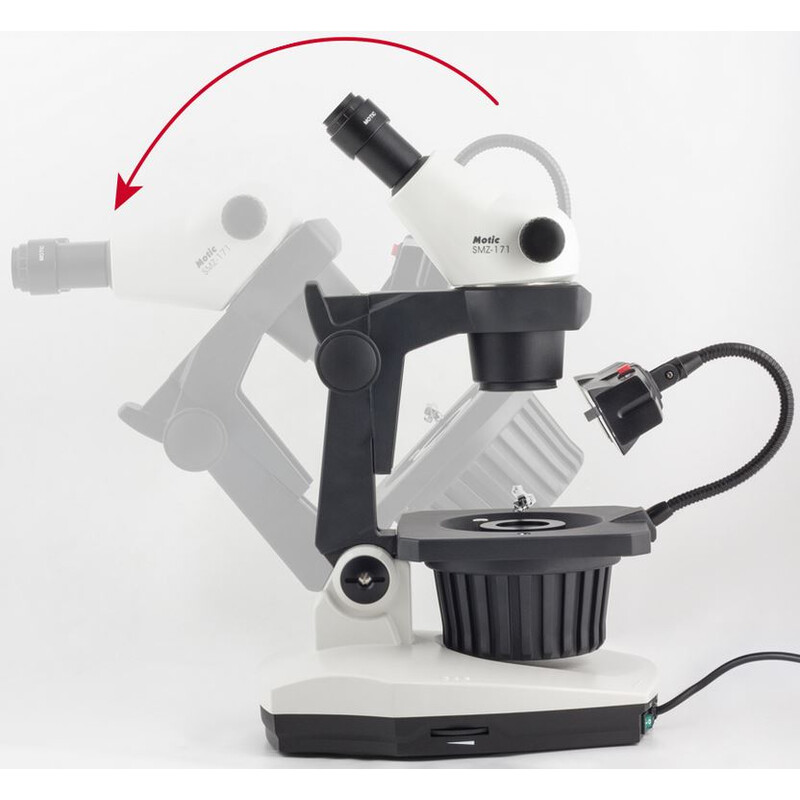 Motic microscopul stereoscopic zoom GM-171, bino,  7.5-50x, wd 110mm