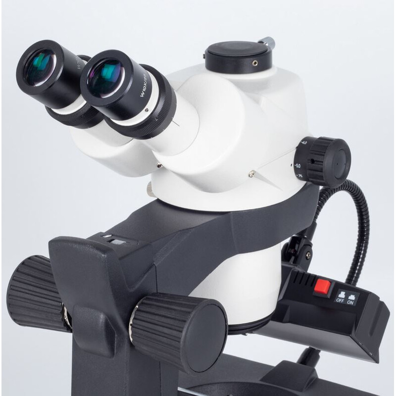 Motic microscopul stereoscopic zoom GM-168, trino, 7,5-50x, wd 113mm