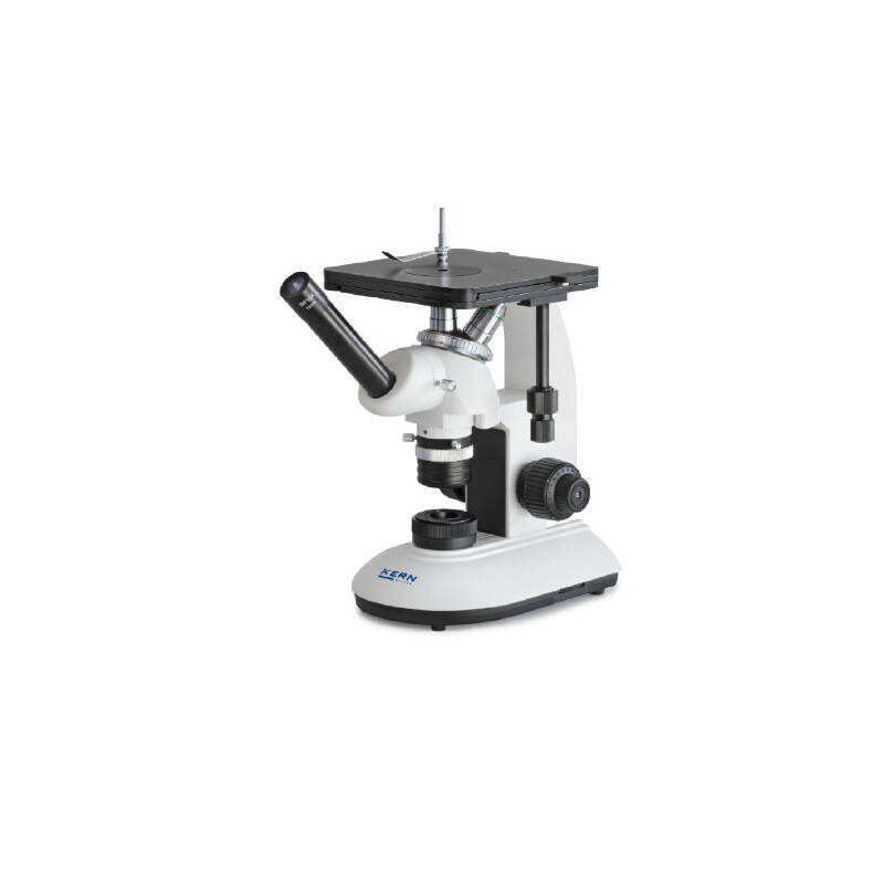 Kern OLE 161, inversat, MET, mono, DIN planchrome, 100x-400x, Lumina directa, LED, 3W