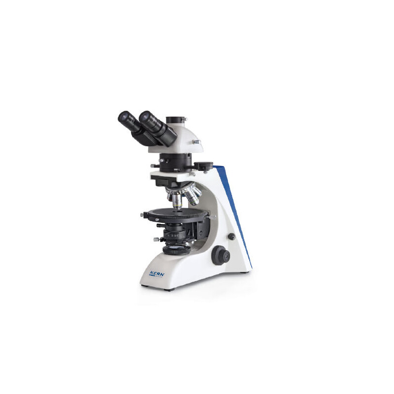 Kern Microscop OPM 181, POL, trino, Inf plan, 40x-400x, lumină transmisă, HAL, 20W