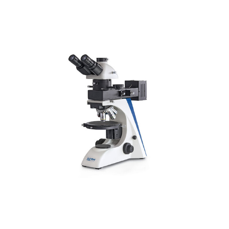Kern Microscop OPN 184, POL, trino, plan Inf, 40x-400x, Lumina directa, HAL, 100W
