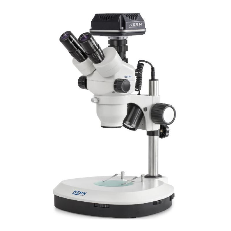 Kern Microscop OZM544C832, trino, 7-45x, HWF 10x23, Lumina transmisă, 3W LED, Camera, CMOS, 5MP, 1/2.5", USB 2.0