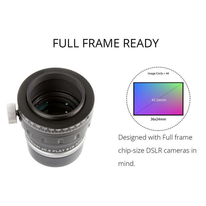 William Optics Adjustable Flattener Reducer Flat61R pentru ZenithStar 61