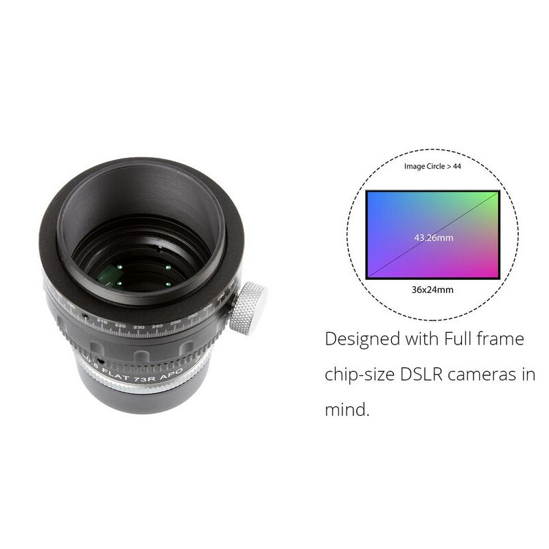 William Optics Adjustable Flattener Reducer Flat73R pentru ZenithStar 73