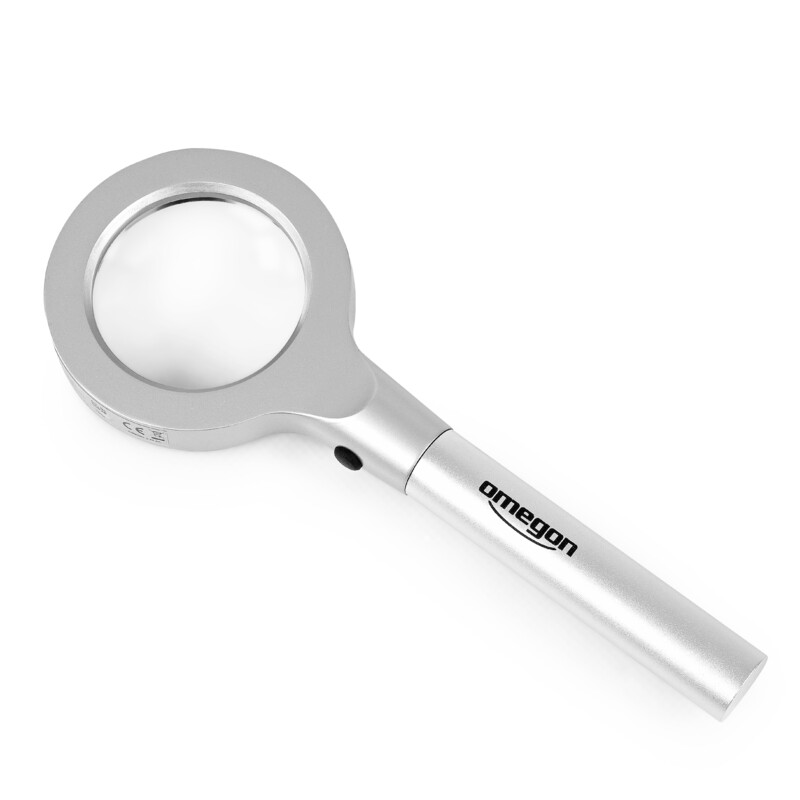 Omegon Lupa de 85 mm iluminată cu LED
