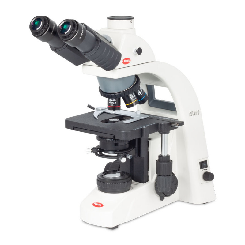 Motic Microscop BA310, LED, 40x-400x (fără 100x), trino