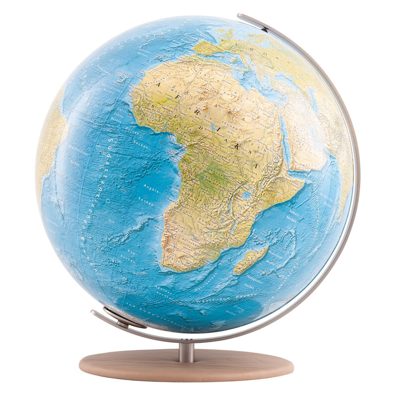 Columbus Glob Duorama 40cm piele netedă cămilă