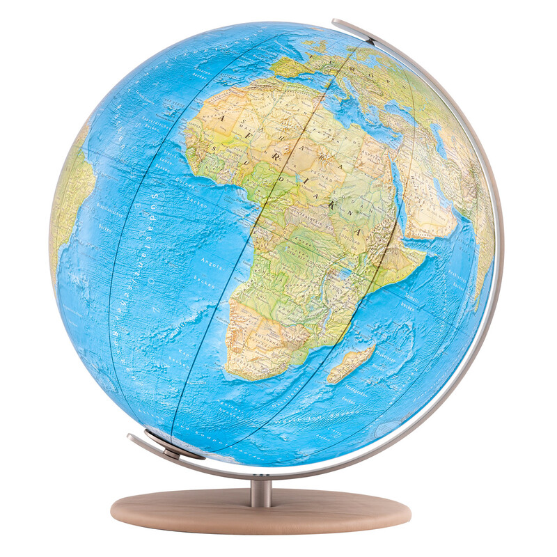 Columbus Glob Duorama 40cm piele netedă cămilă