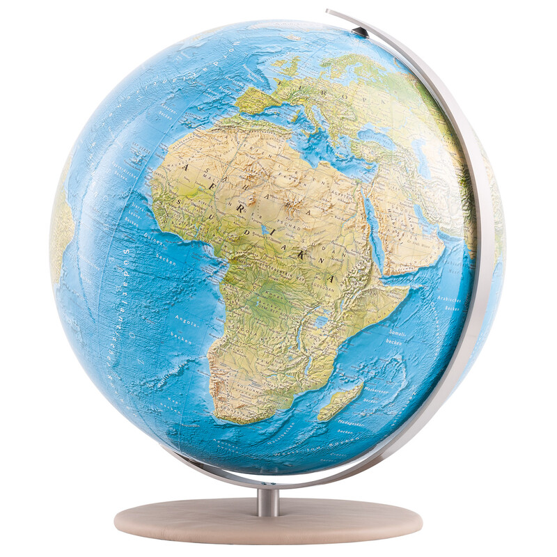 Columbus Glob Duorama 40cm piele netedă cămilă