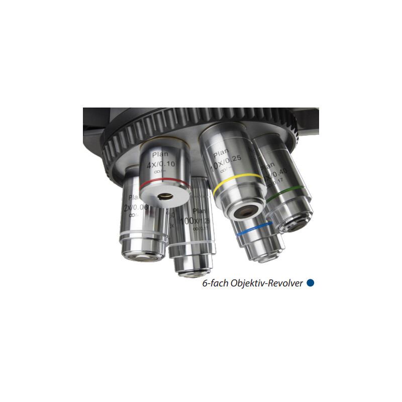 Euromex Microscop Delphi-X, DX.2158-APLi, trino, 40x - 1000x, Plan apocromat, cu cap ergonomic și iluminator cu halogen de 100W. cap ergonomic și Iluminare cu halogen de 100W