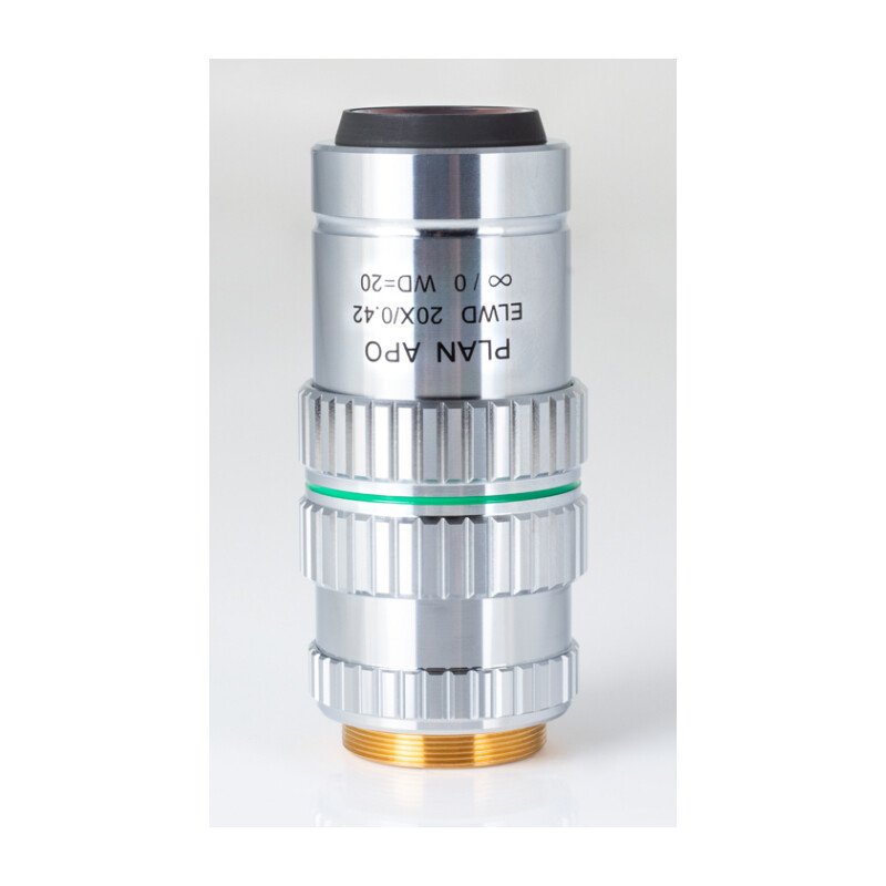 Motic Plan apocromat. obiectiv PA ELWD 20X/0.420 (wd 20mm) Corecție parfocală