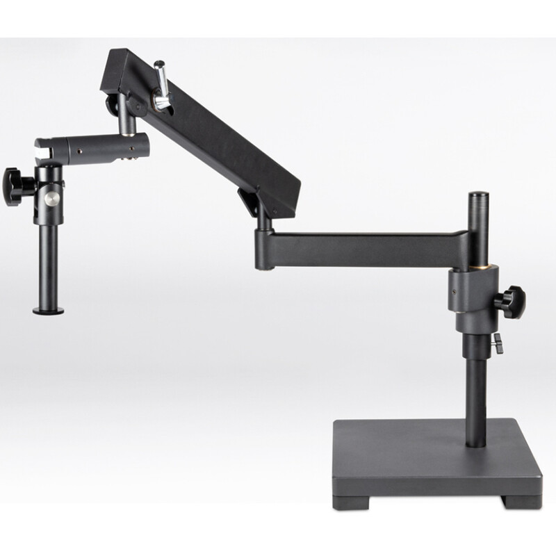 Motic Braţ metalic articulat Trepiede & monturi (cu placă de bază), coloană de 600 mm