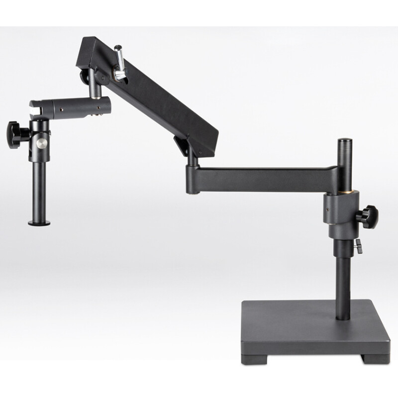 Motic Braţ metalic articulat Trepiede & monturi (cu placă de bază), coloană de 400 mm