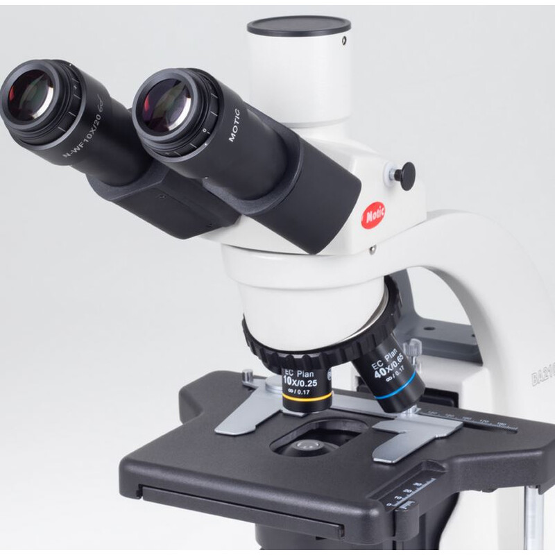 Motic Microscop BA210E trino, infinit, EC- plan, achro, 40x-400x, Hal,
