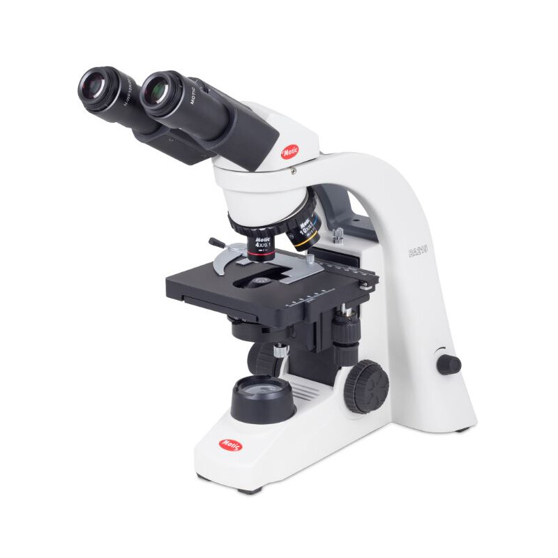 Motic Microscop BA210 bino, INFINITY, EC-plan, achro, 40x-400x, LED