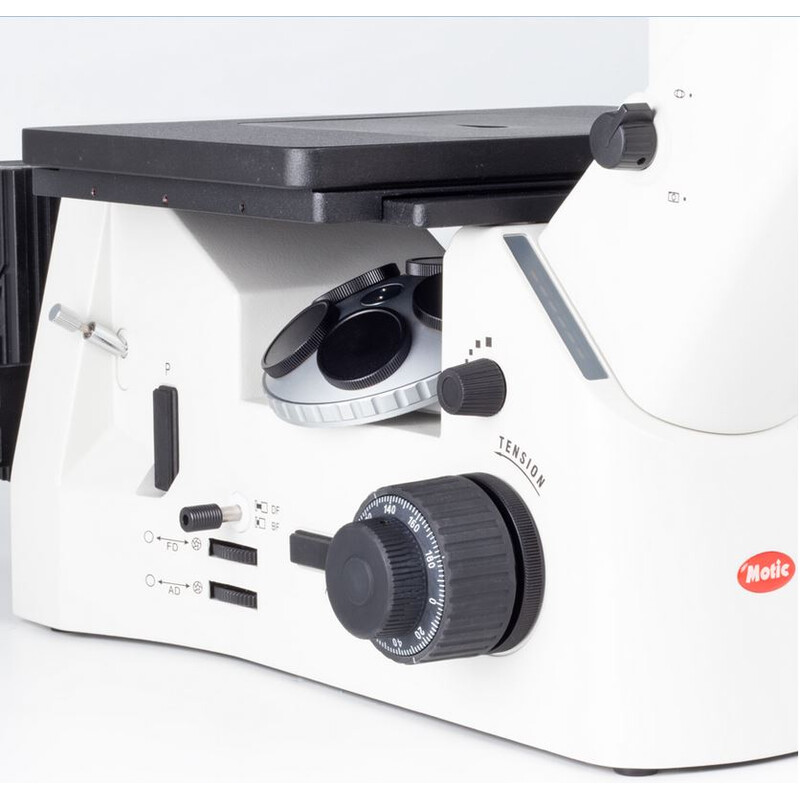 Motic Microscop inversat AE2000 MET trino, infinit, Hal. 100W, (fără Obiective)