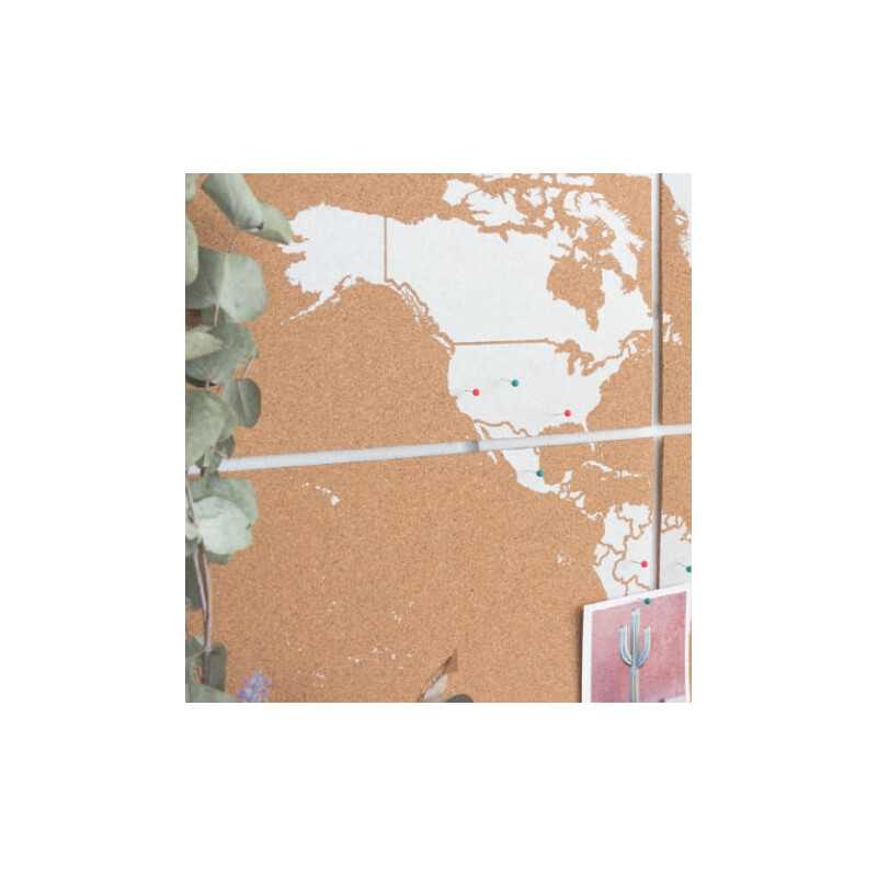 Miss Wood Harta lumii Puzzle Map XL - White