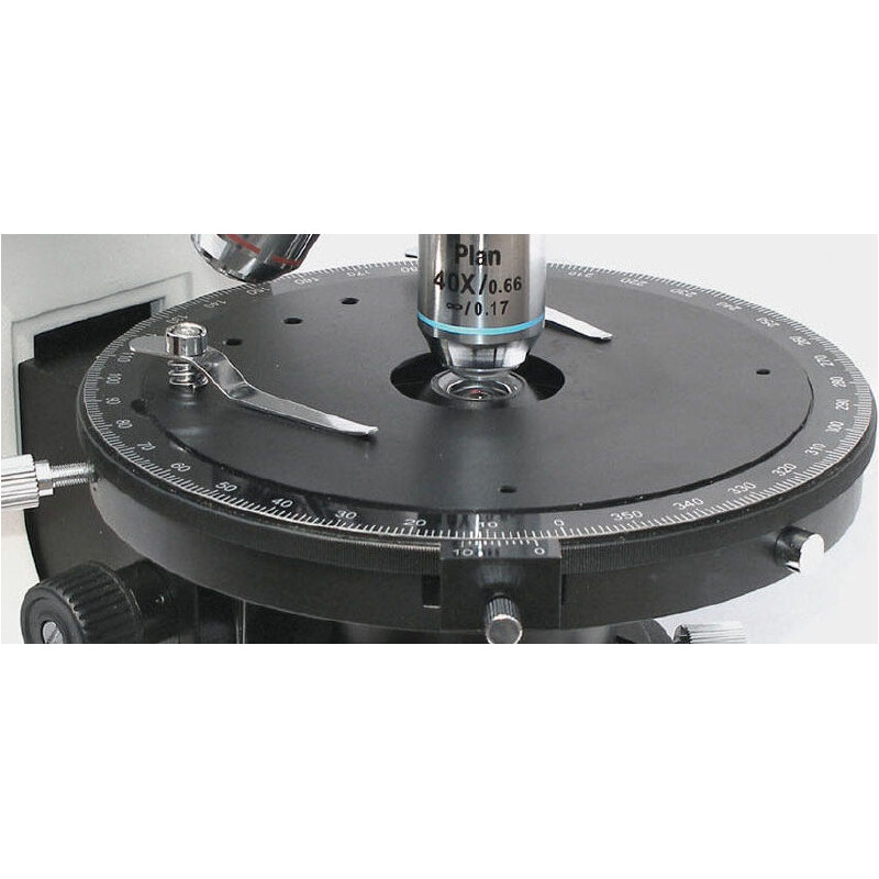 Kern Microscop OPO 185, POL, trino, Inf plan, 40x-600x, lumină incidentă/reflectată, HAL, 100W