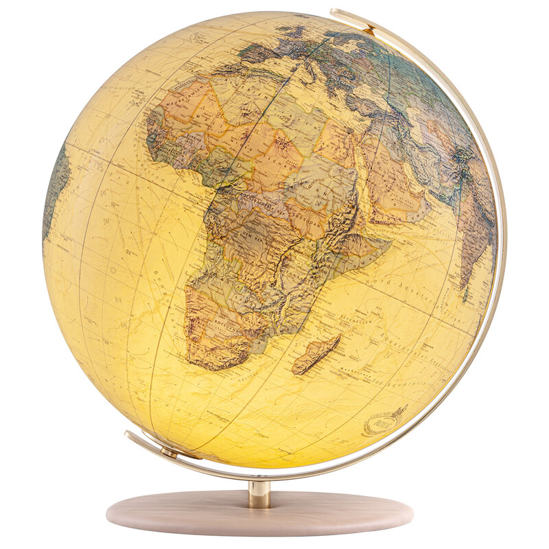 Columbus Glob Royal 40cm piele netedă camel