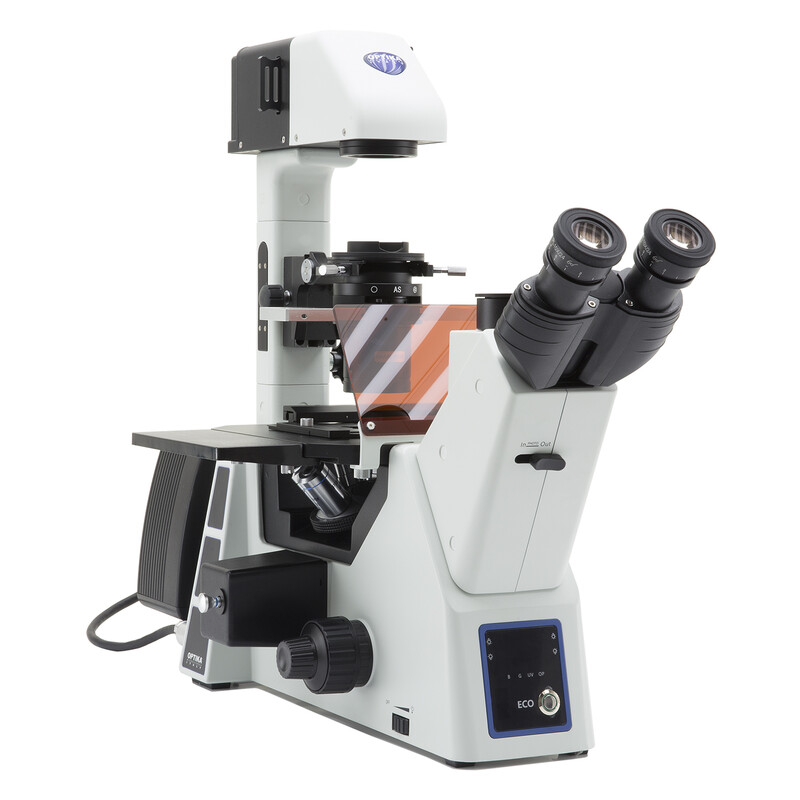 Optika Microscop inversat Mikroskop IM-5FLD-UK, trino, invers, FL-LED, w.o. objectives, UK
