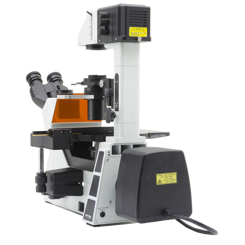 Optika Microscop IM-5FLD-EU, trino, inversat, FL-LED, fără obiective, UE