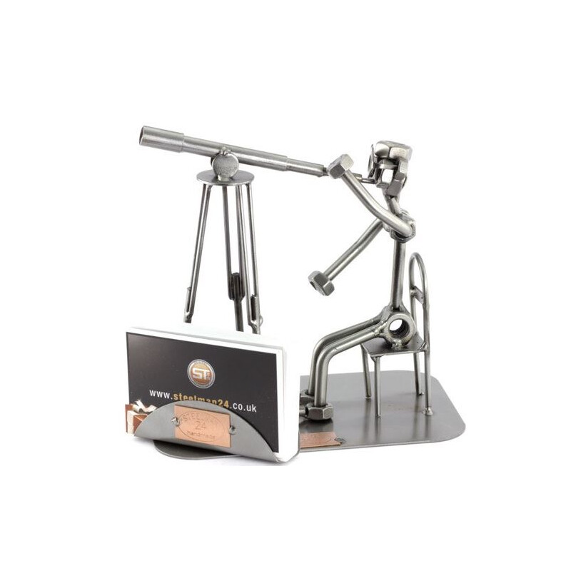 Steelman24 Refractor cu șurub cu suport pentru cărți de vizită