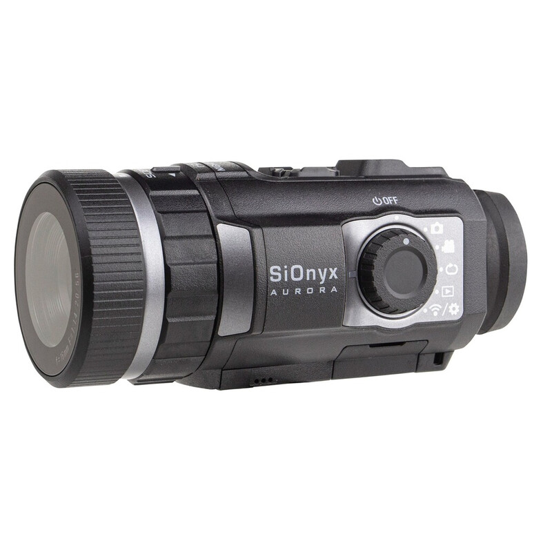 Sionyx Aparat Night vision Aurora Black include husă rigidă, card de memorie de 32 GB, a doua baterie, curea de transport