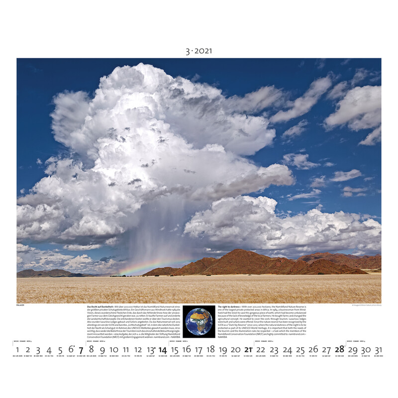 Palazzi Verlag Calendar Planet Erde 2021