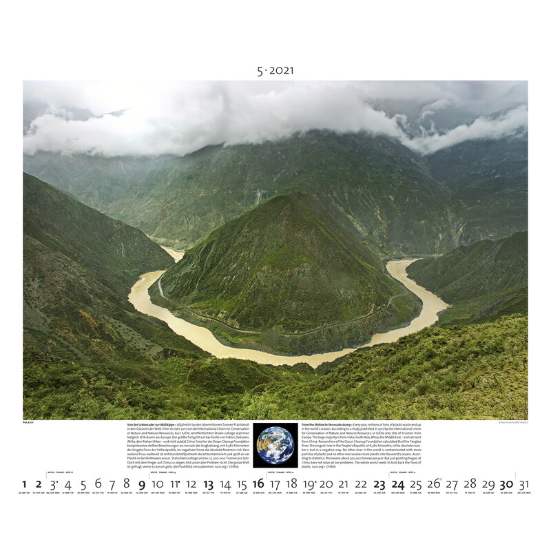 Palazzi Verlag Calendar Planet Erde 2021