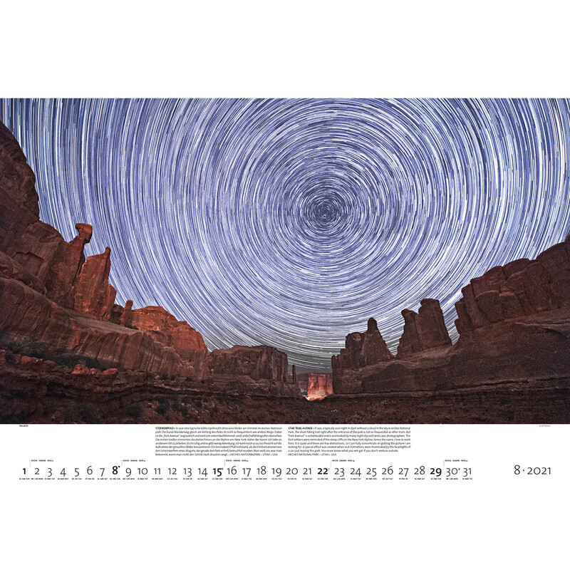 Palazzi Verlag Calendar Lumi nocturne 2021