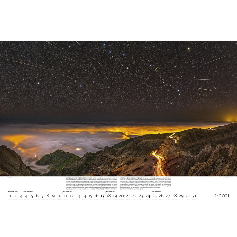 Palazzi Verlag Calendar Lumi nocturne 2021