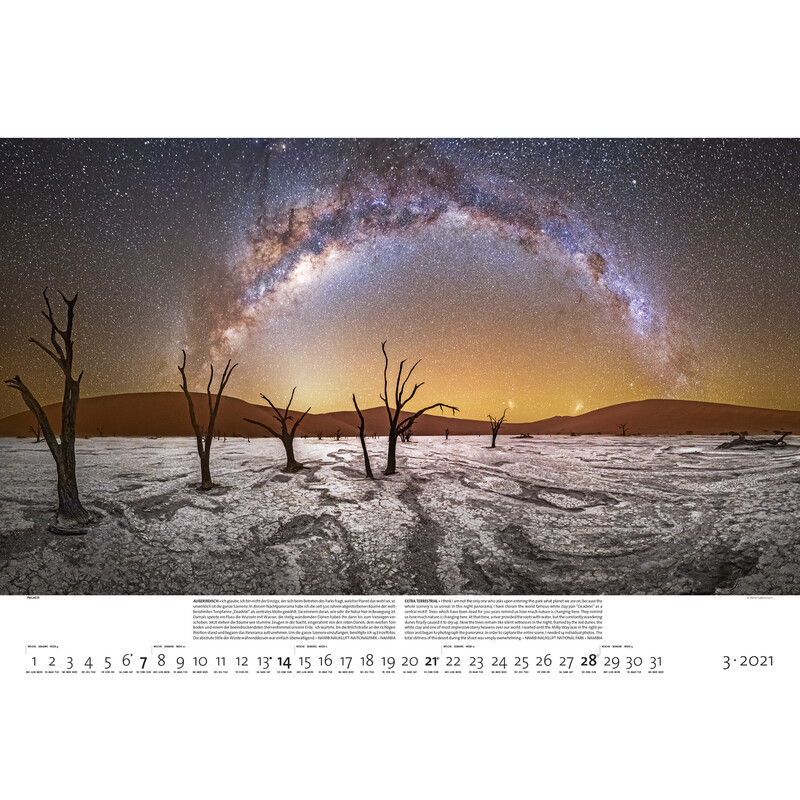 Palazzi Verlag Calendar Lumi nocturne 2021