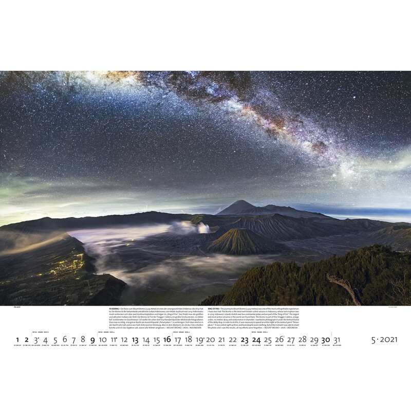 Palazzi Verlag Calendar Lumi nocturne 2021
