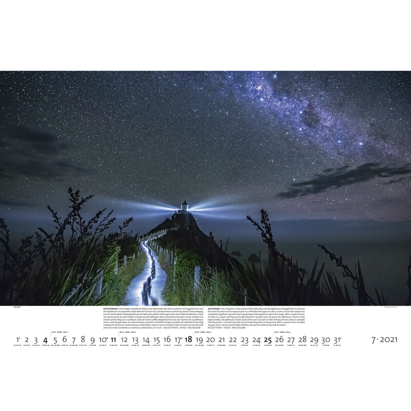 Palazzi Verlag Calendar Lumi nocturne 2021