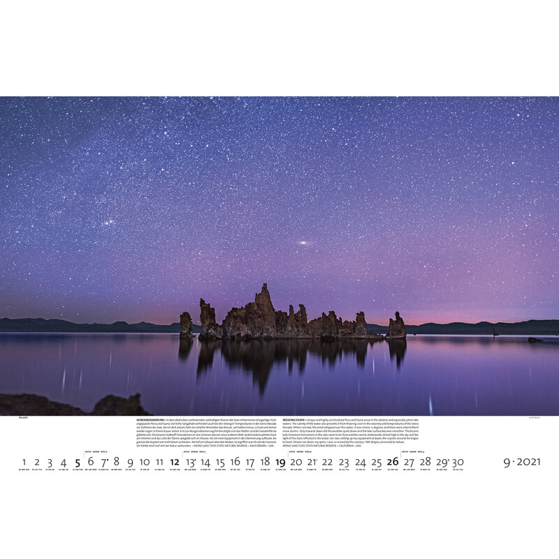 Palazzi Verlag Calendar Lumi nocturne 2021