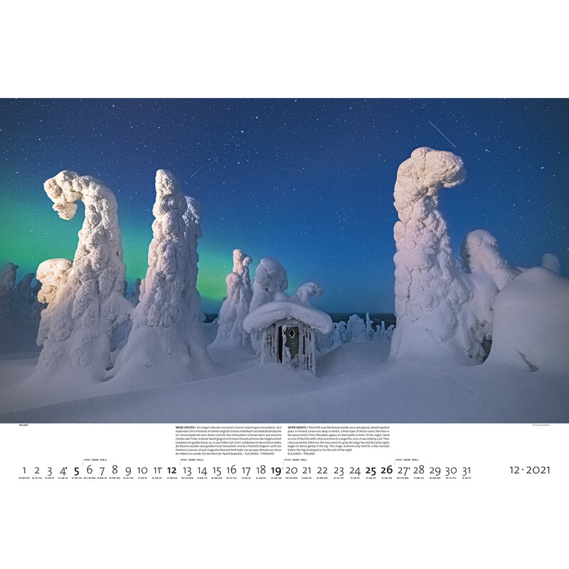 Palazzi Verlag Calendar Lumi nocturne 2021