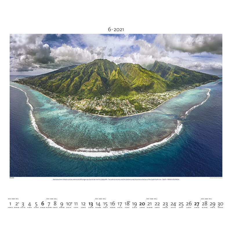 Palazzi Verlag Calendar Lumea de sus 2021