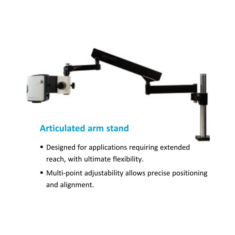 Vision Engineering Microscop EVO Cam II, ECO2CE1, variable articulated arm, LED light, 4 Diopt W.D.245mm, HDMI, USB3, 24" Full HD