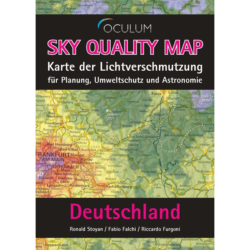 Oculum Verlag Harta Sky Quality Map Deutschland