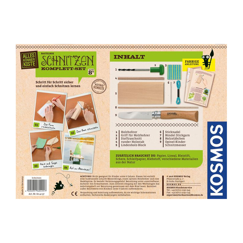 Kosmos Verlag Set complet de sculptură